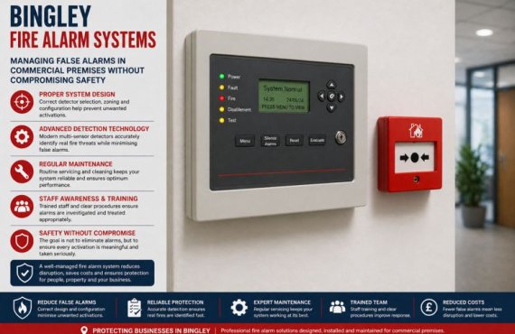 Fire Alarm Systems in Bingley: Managing False Alarms in Commercial Premises Without Compromising Safety