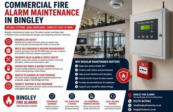 Fire Alarm Maintenance Contracts in Bingley – Why Planned Servicing Protects More Than Just Property