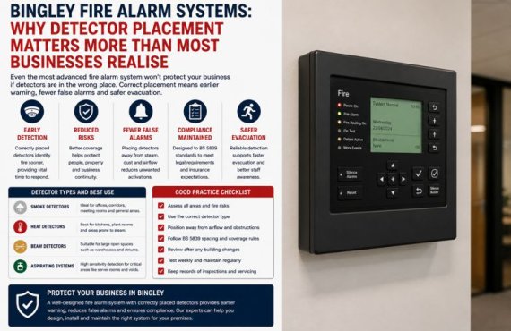 Bingley Fire Alarm Systems: Why Detector Placement Matters More Than Most Businesses Realise