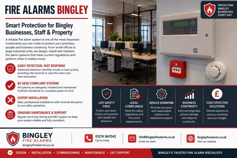 Why Bingley Businesses Should Review Their Fire Alarm System After Office Reconfigurations
